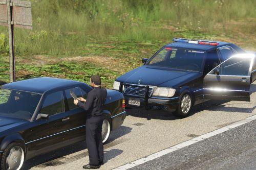 Mercedes-Benz S600 (W140) FBI police